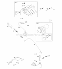 Controls Electrical System Governor Spring Ignition Diagram and Parts List for 250035-0110-B1  Briggs and Stratton Engine